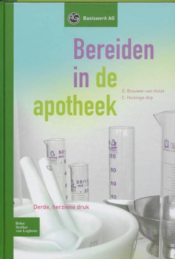 Bereiden in de apotheek 9789031351428, Zo goed als nieuw