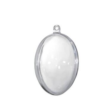 Ei kunststof transparant deelbaar 80 mm zak 5 stuks, Ophalen of Verzenden, Nieuw