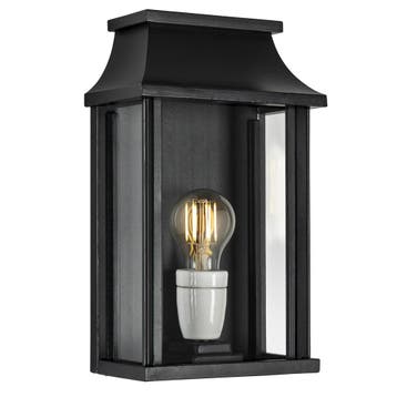 Goteborg Muurlamp Plat Zwart Buitenverlichting, Verzenden, Nieuw
