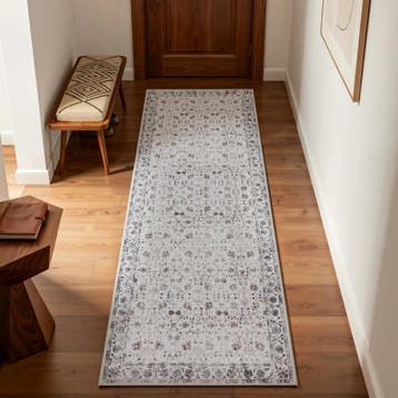 Vintage Vloerkleed | Inka | Floraal | Crème | 140x200 cm, Verzenden, Nieuw