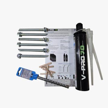 Zonwering Montage Set Verzinkt – (Tot 3m breed), Verzenden, Nieuw, 50 tot 100 mm, Overige typen