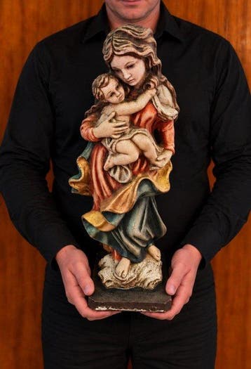 Südtirol / Gröden / Oberammergau - sculptuur, Madonna mit