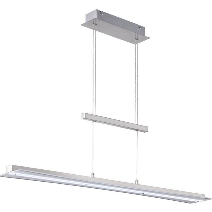 18W Dimbare LED Hanglamp Mat Nikkel - Aanpasbare Kleur & Hoo, Huis en Inrichting, Lampen | Overige, Nieuw, Ophalen of Verzenden