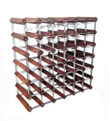 Wijnrek - Hout, Staal - Verenigd Koninkrijk (Zonder