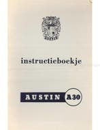 1952 AUSTIN A30 INSTRUCTIEBOEKJE NEDERLANDS