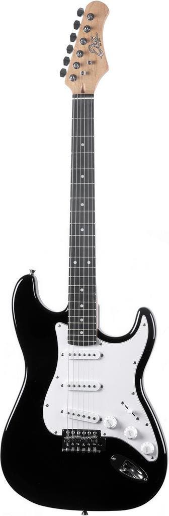 EKO ST100 elektrische gitaar zwart, Verzenden, Nieuw