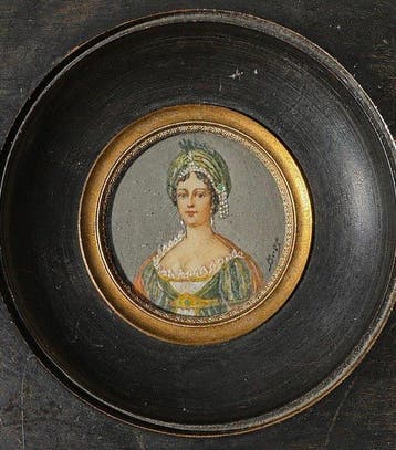 Franse school (XIX) - Caroline Bonaparte Reine de Naples, Antiek en Kunst