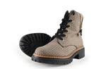 Rieker Veterboots in maat 38 Beige, Kleding | Dames, Schoenen, Verzenden, Beige, Overige typen, Zo goed als nieuw