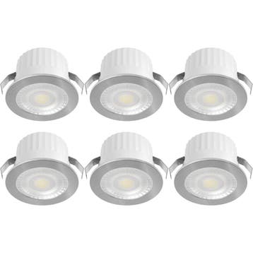 LED Veranda Spot Verlichting 6 Stuks - Brinton Glowix - 3W, Ophalen of Verzenden, Nieuw, Overige fittingen, Plafondspot of Wandspot