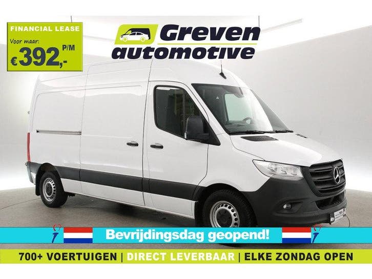 Mercedes-Benz Sprinter 314 143PK L2H2 | Airco | Cruise |, Auto's, Bestelauto's, Handgeschakeld, Diesel, Wit, Mercedes-Benz