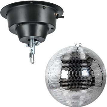 Ayra DanceFX MB30-5x5 spiegelbol 30 cm met motor, Verzenden, Nieuw