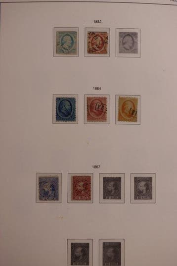 Nederland 1852/1997 - Verzameling in 2 Importa albums - goed, Gestempeld