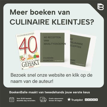 40 RECEPTEN MET AARDAPPELEN 9789065905192, Boeken, Kookboeken, Verzenden, Gelezen, CULINAIRE KLEINTJES
