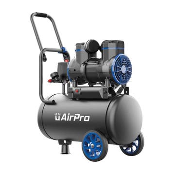 Compressor olievrij 2pk 24L tank 230V, Ophalen