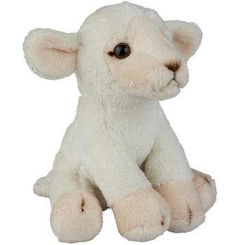 Lammetje/schaap knuffel - pluche - 15 cm - dierenknuffel, Verzenden, Nieuw