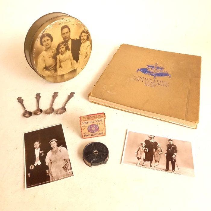 Themacollectie - Britse Koninklijke Familie - Kroning 1937, Antiek en Kunst, Curiosa en Brocante