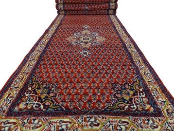 Mir - Gereinigd - Loper - 391 cm - 82 cm, Nieuw