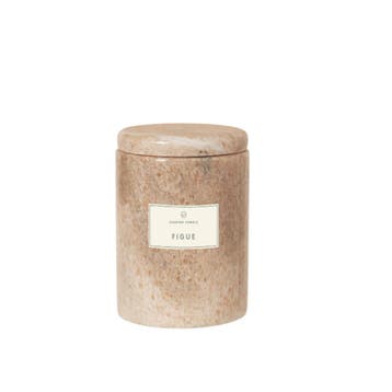 Blomus Marmeren Geurkaars Frable Indian Tan Fique, Ophalen of Verzenden, Nieuw