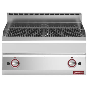 Diamond Stoomgrill | ALPHA 650 | Gas | Gietijzer Oppervlak |, Ophalen of Verzenden, Nieuw in verpakking