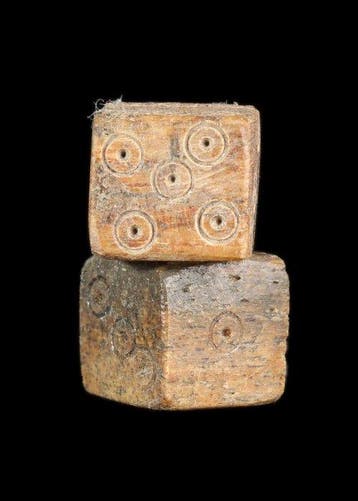 Oud-Romeins Been Paar dobbelstenen