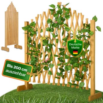 Planten klimrek opvouwbaar Bruin 200x107cm (Plantenbakken), Verzenden, Nieuw