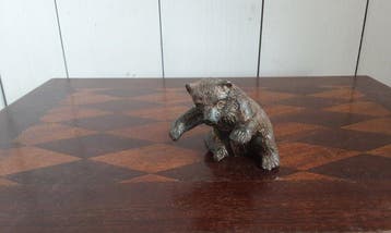 P. Chenet - Beeldje, Beer - 7.5 cm - Brons, Antiek en Kunst