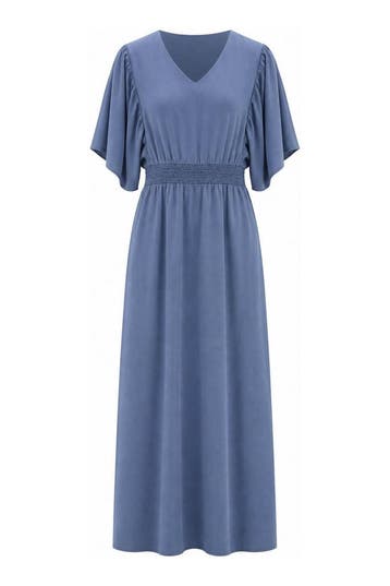Geisha Jurk in maat XXL Blauw, Geisha, Verzenden, Zo goed als nieuw, Blauw