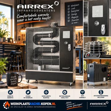 Airrex infraroodheater infraroodkachel Diesel of Elektrisch, Verzenden, Nieuw