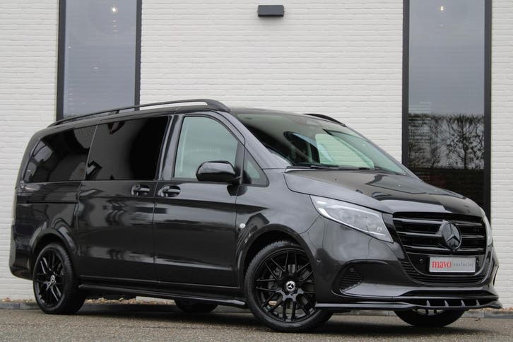 Zakelijke Lease |  Mercedes-Benz Vito 119 CDI / Aut / Lang /, Auto's, Bestelauto's, Dealer onderhouden, Lease, Zwart, Automaat