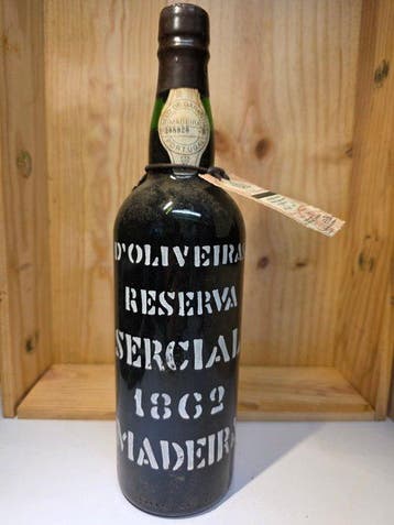 1862 DOliveiras - Madeira Sercial, Frasqueira (Vintage),, Nieuw