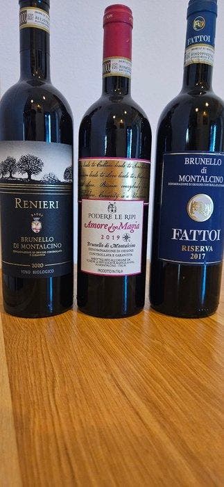 2019 Ris. Fattoi, 2020 Renieri & 2019 Amore e Magia, Podere, Nieuw