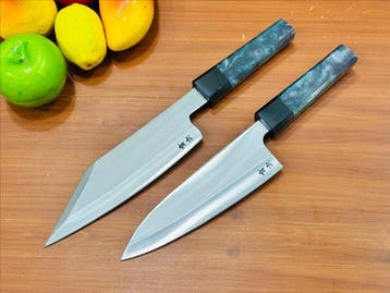 Keukenmes - Bunka & Deba - Handgemaakt Japans staal