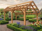 Veiling - Traditionele Douglas kapschuur 1560x460x325 cm, Tuin en Terras, Overkappingen, Nieuw
