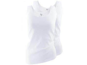 2 stuks dames onderhemd - tanktop - 100% katoen - Wit, Verzenden
