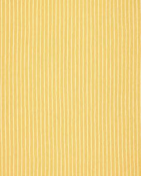 Polyester Seersucker Breton Strepen Geel, Nieuw, Geel