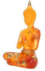 Transparant Zittend Boeddhabeeld Geluk Feng Shui Decor, Verzenden, Nieuw