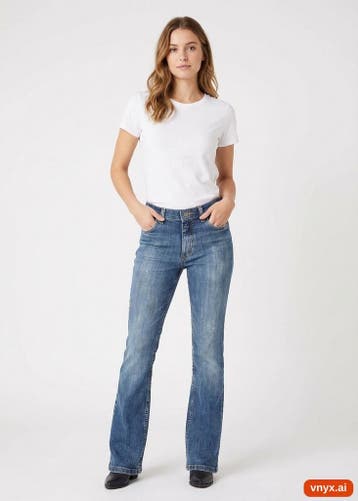 Wrangler Jeans Dames maat WW23 / L26 Blauw Vintage, Ophalen of Verzenden, Nieuw