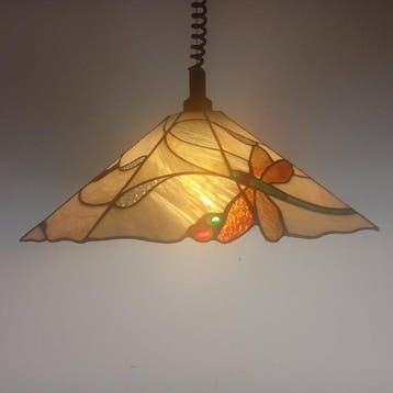 Post verlichting - Plafondlamp - Tiffany-stijl -