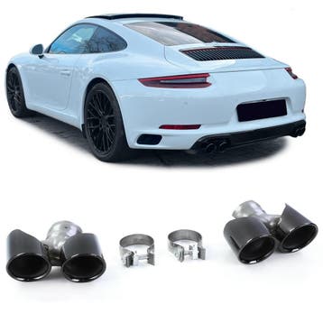 Sierstukken Porsche 911 991.2 15-19 Piano Black, Ophalen of Verzenden, Nieuw