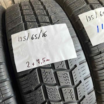 4 x Vredestein 195-65-16 C 4 Seizoenbanden 7,5mm, 16 inch, Ophalen of Verzenden, All Season, Band(en)