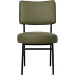 Set van 10 Leren eetkamerstoelen Rondo - Toledo Olive, Ophalen of Verzenden, Nieuw, Leer, Vijf, Zes of meer stoelen