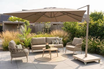 Taste Calma/Mindo stoel-bank loungeset- Latte, Verzenden, Nieuw, Overige materialen, Loungeset