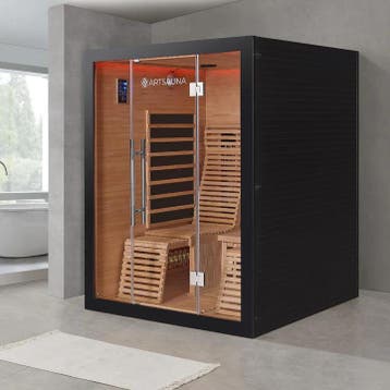 Infraroodcabine Helsinki - 150x150x190cm - Dubbele Technolog, Verzenden, Nieuw