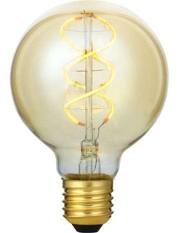 SPL LED Globelamp G80 E27 5W 460lm 2200K Goud 3-staps dim..., Ophalen of Verzenden, Nieuw