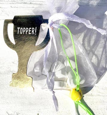 Bedankje/traktatie Tennis Topper, Sport en Fitness, Tennis, Ophalen of Verzenden, Nieuw, Overige typen