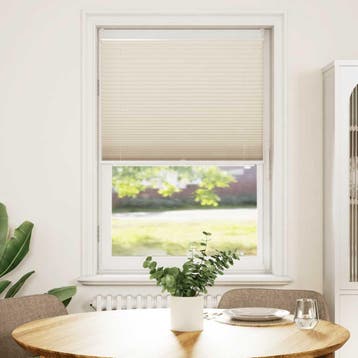 vidaXL Plissé rolgordijn 90x150 cm creme, Huis en Inrichting, Stoffering | Gordijnen en Lamellen, Verzenden, Nieuw, Crème