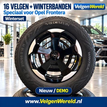 Opel Frontera | 16 inch velgen + Vredestein winterbanden, 215 mm, 16 inch, Banden en Velgen, Nieuw