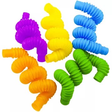 Kruzzel Pop Tubes 10 Stuks - Kleurrijke Sensorische Buize..., Ophalen of Verzenden, Nieuw