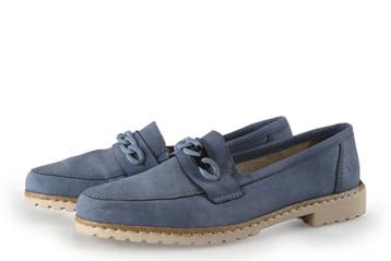 Rieker Instappers in maat 41 Blauw, Instappers, Zo goed als nieuw, Rieker, Verzenden