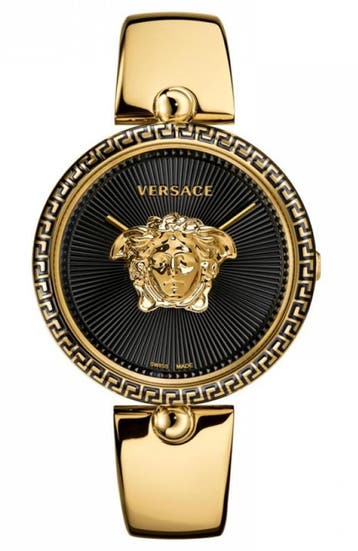 Versace VCO100017 Palazzo dames horloge 38 mm, Overige merken, Staal, Verzenden, Polshorloge